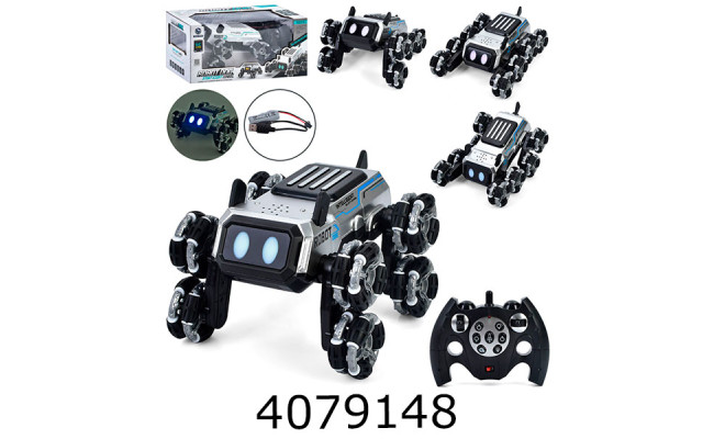 Робо-пес радiо акум. в коробці музика 2 кольори 25см (12) YL-117