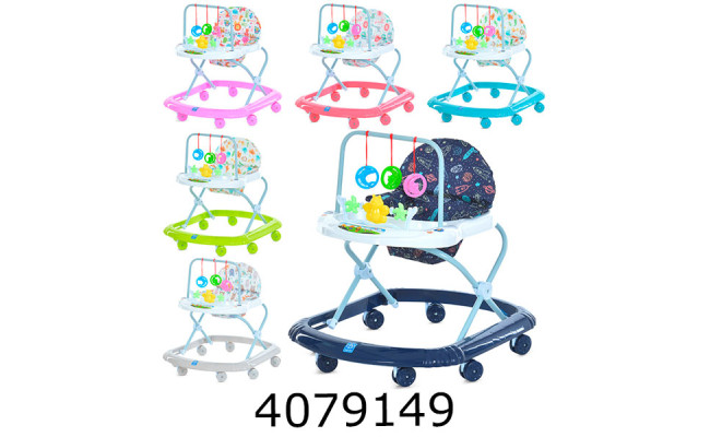 Ходунки муз. колеса 8 шт мікс видів (7) M 0591-5