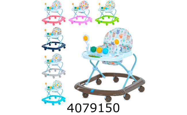 Ходунки муз. колеса 8 шт мікс видів (7) M 5033-1