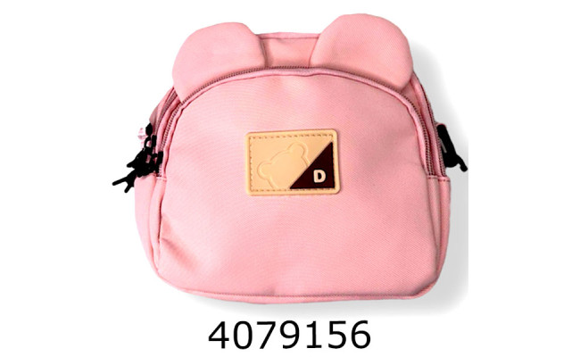 Сумочка кросс-боді з вушками рожева 25-571