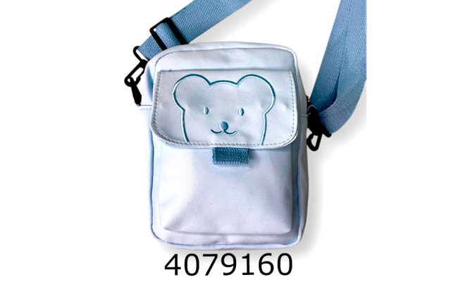 Сумочка кросс-боді Тедді блакитна 25-578