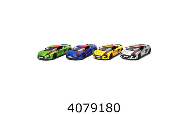 Машинка метал. Kinsmart Audi R8 Coupe 4 кольори (24/96) 5422FW