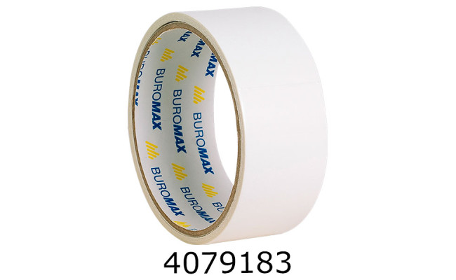 Скотч 36*5м двосторонній Buromax на паперовій основі (6/72) BM.7552