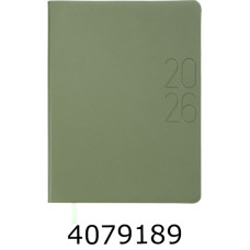 Щоденник А5 дат.2026 Buromax MORANDI STYLE зелений штучна шкіра(10) BM.21135-04