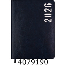 Щоденник А5 дат.2026 Buromax MIND штуч.шкіра зелений(5) BM.21152-04