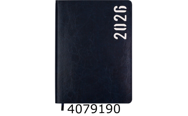 Щоденник А5 дат.2026 Buromax MIND штуч.шкіра зелений(5) BM.21152-04