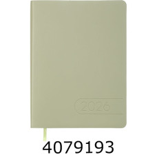 Щоденник А5 дат.2026 Buromax LIGHT MORANDI штуч.шкіра оливковий(5) BM.21158-36