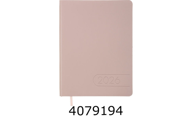 Щоденник А5 дат.2026 Buromax LIGHT MORANDI штуч.шкіра какао (5) BM.21158-40