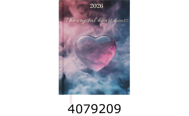 Щоденник А5 дат. 2026р. Buromax ROMANTIC A5 336 стор. аквамарин BM.2170-17