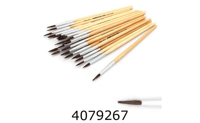 Пензлі поні №1 15см кругла (25) P-1