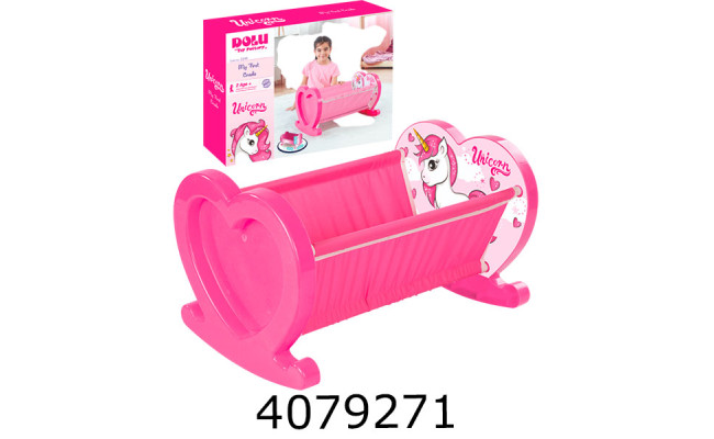 Колиска для ляльки Єдиноріг 2549