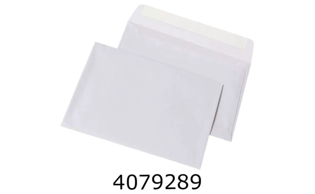 Конверт С-6 114*162мм 75г/м2 СКЛ білий Куверт ціна за 1000шт. 1040