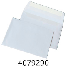 Конверт С-6 114*162мм 75г/м2 СКЛ білий Куверт (50/1000) 1040_50