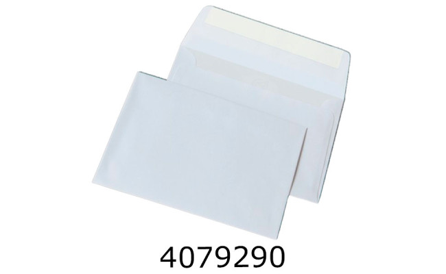 Конверт С-6 114*162мм 75г/м2 СКЛ білий Куверт (50/1000) 1040_50