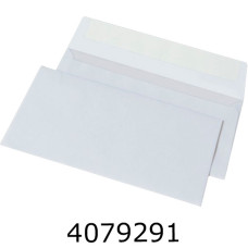 Конверт DL 110*220мм 75г/м2 СКЛ білий Куверт (50/1000) 2052_50