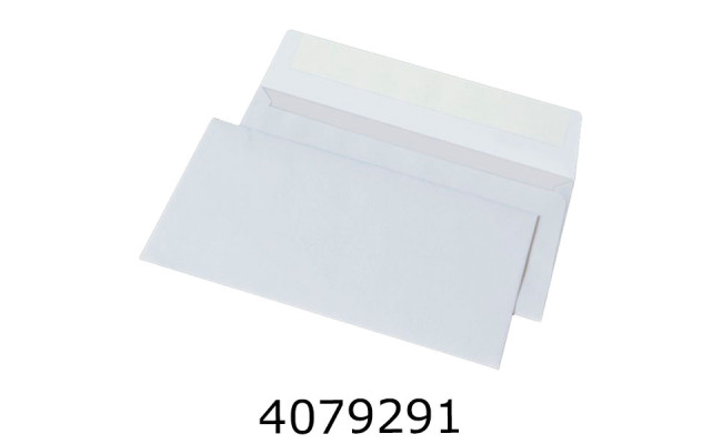 Конверт DL 110*220мм 75г/м2 СКЛ білий Куверт (50/1000) 2052_50