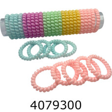 Резинка для волосся Пружинка 25 шт пастельного кольору ціна за 25 шт bb1894/3