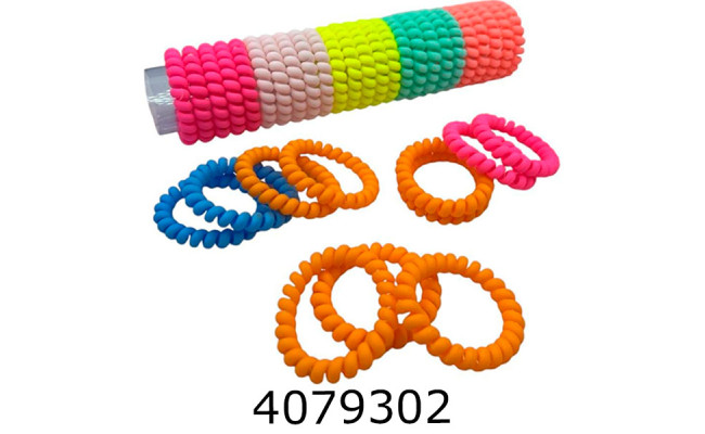 Резинка для волосся Пружинка 25 шт матова яскрава ціна за 25 шт bb1900