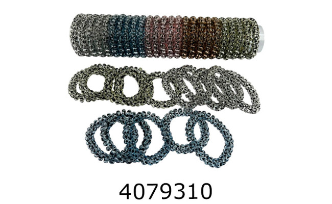 Резинка для волосся Пружинка 25 шт яскрава ba3843