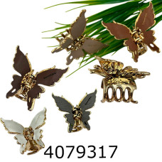 Крабик для волосся 10см 6шт в кульку ціна за 6 шт bb8445