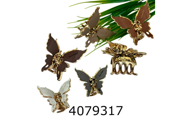 Крабик для волосся 10см 6шт в кульку ціна за 6 шт bb8445