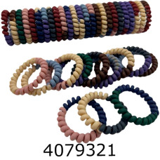 Резинка для волосся Пружинка 25 шт матова BB846