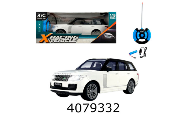 Машина радіо акум. гумові колеса в коробці (18) T9005A