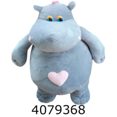 Бегемот м'яка іграшка 60см