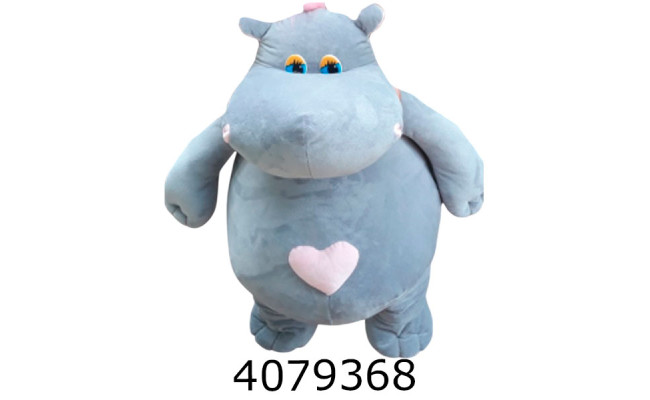 Бегемот м'яка іграшка 60см