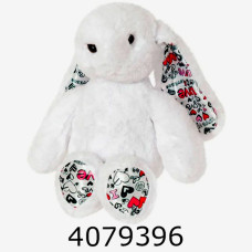 Кролик 35см м'яка іграшка білий 977