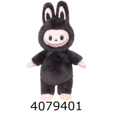 Лабубу м'яка іграшка 35см графітовий 1074