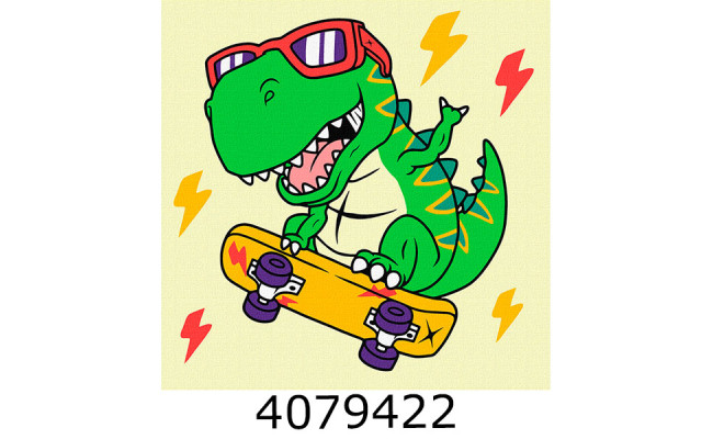 Картина по номерам 25*25см 