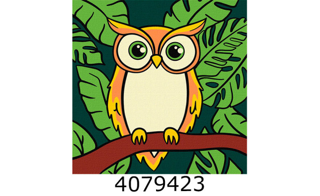 Картина по номерам 25*25см 