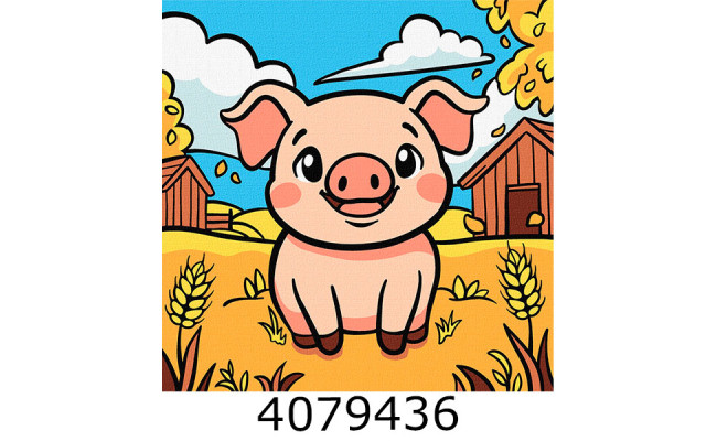 Картина по номерам 25*25см дитячі 