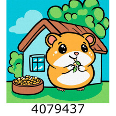 Картина по номерам 25*25см дитячі 