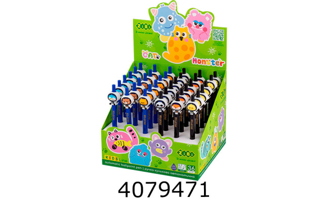 Ручка кульк. авт. ZiBi Space Team 07 мм синя (36) ZB.2108