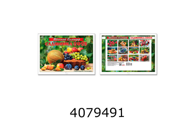 Календар 2026 настін. горизонт. 338*243мм Експрес Удачі 