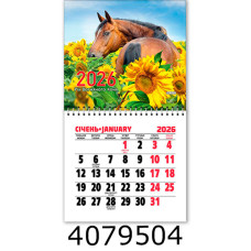 Календар 2026 на магніті малий 200*110мм 