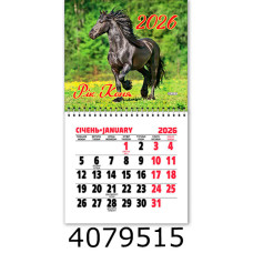 Календар 2026 на магніті малий 200*110мм 