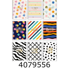 Блокнот на спір. А5 80 арк. кл. Школярик Student білий блок 70г/м2 ПК тисн. (3/72) A5-SC-080-6125K Блокнот на спір. А5 80 арк. кл. Школярик Student білий блок 70г/м2 ПК тисн. (3/72) A5-SC-080-6125K