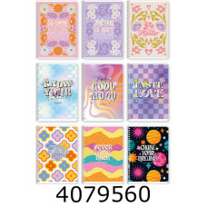 Блокнот на спір. А5 80 арк. кл. Школярик Student білий блок 70г/м2 ПК тисн. (3/72) A5-SC-080-6131K Блокнот на спір. А5 80 арк. кл. Школярик Student білий блок 70г/м2 ПК тисн. (3/72) A5-SC-080-6131K