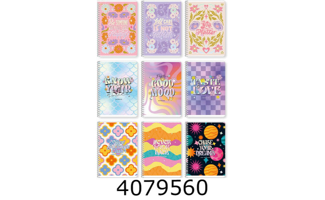 Блокнот на спір. А5 80 арк. кл. Школярик Student білий блок 70г/м2 ПК тисн. (3/72) A5-SC-080-6131K