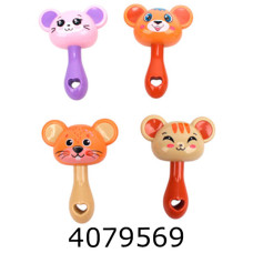 Брязкальце тварина в кульку  4 види 9*13*4см (480) 2016-82