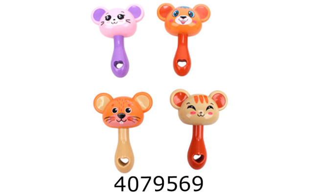 Брязкальце тварина в кульку  4 види 9*13*4см (480) 2016-82