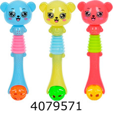 Брязкальце Ведмедикпискавка 3 види в кульку (288) 650A-15