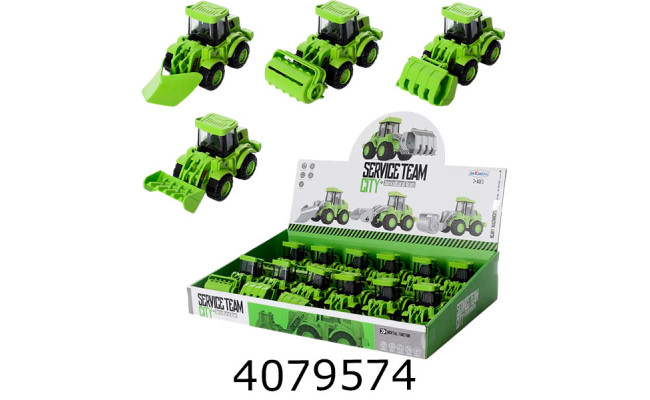 Машина інерц. БудТехніка в дисплей-боксі 3 види 13 см (12/120) JKL-812