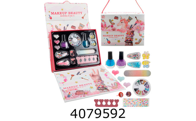 Косметика набір для манікюру 15 предметів в коробці 22*17*7см (30) LD6097