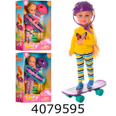 Лялька Defa скейтшолом 3 види в коробці 11*15-45 (24 DEFA 8295