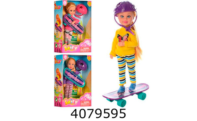 Лялька Defa скейтшолом 3 види в коробці 11*15-45 (24 DEFA 8295