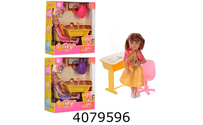 Лялька Defa партарюкзакстільчик 3 види в коробці 13см  (24 DEFA 8298